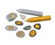 3 D Perlen Pen Gold und Silber 2