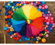 Filzwolle - Regenbogen 12 Farben 100 g-3