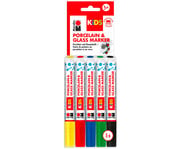 Marabu Kids Porzellan und Glas Malstifte 5