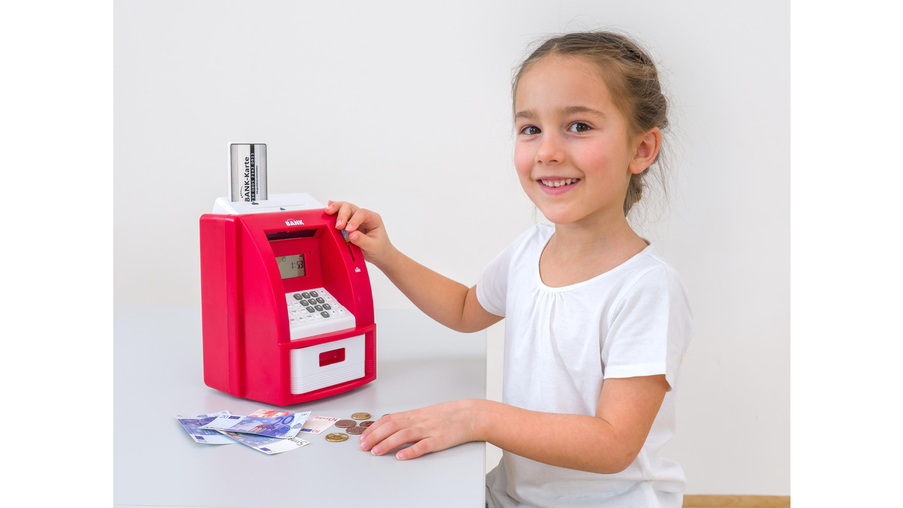 InnerSetting Spardose Kinder,Elektronische Spardose Geldautomat für Kinder 