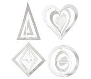 3D Aufhänger Ornamente, 16 Stück