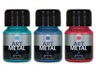 Schjerning Metallic Farben türkis rot blau 3er Set
