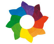 GRIMMS Geometrisches Puzzle Farbkreis Goethe 2