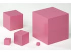 Betzold Würfelturm in Rosa mit 10 Würfeln