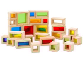 Bunte Fensterbausteine, 32-teilig
