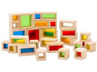 Bunte Fensterbausteine 32 teilig