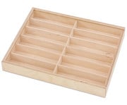 Betzold leere Holzlade flach mit Plexiglasdeckel (37 x 29 x 4 5 cm) 2