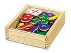 Betzold Magnetzahlen aus Holz 37 teilig