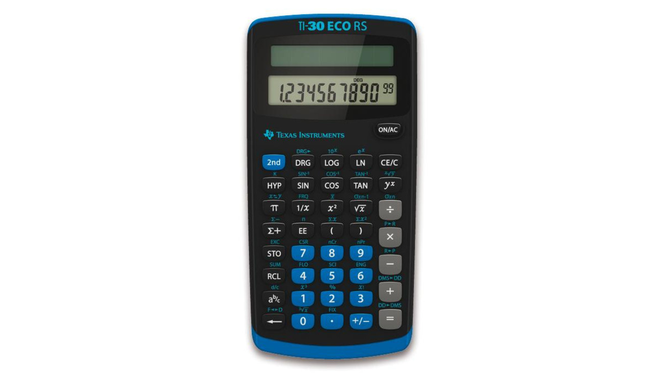 Mini-Schul Taschenrechner // 2x Texas Instruments TI-EC 3 