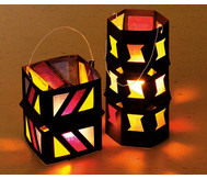 Bastelset für 16 Tisch-Laternen