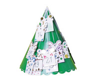 6 Tannenbäume-Bastelset