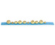 Messingschellen Sortiment gold 100 Stk 5