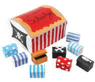 Schatztruhen-Set, 1 x groß und 30 x klein