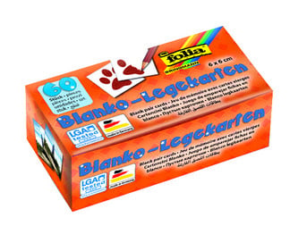 Legekarten blanko 60 Stück