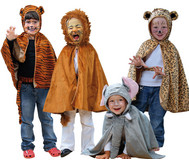 Wilde-Tiere-Kostüm-Set, 4-teilig
