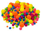 Neon Pompon Bälle 500 Stück