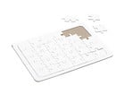 10 Puzzle mit Rahmen blanko