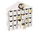 Adventskalender Haus mit 24 Schubladen blanko 3