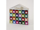 Adventskalender Haus mit 24 Schubladen blanko