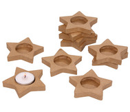 10 Teelichthalter, Stern