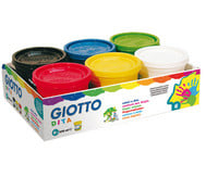 6 Giotto Fingermalfarben im Set