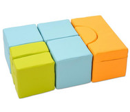 Mini-Soft-Bausteinsatz Milo, Bezug schwer entflammbar