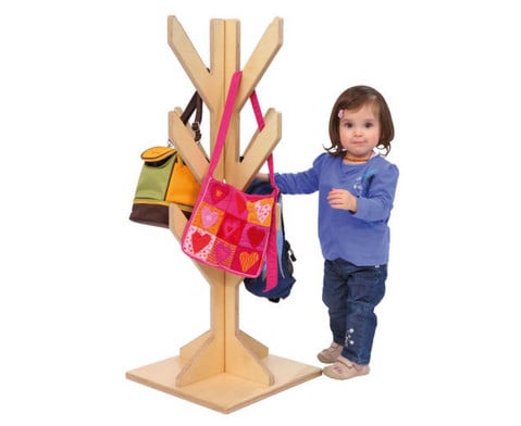 Rucksack- und Taschenständer aus Holz | BETZOLD