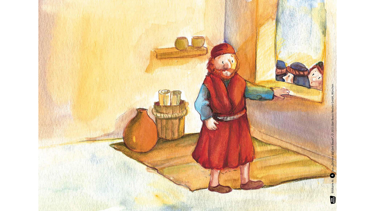 Zachäus auf dem Baum. Kamishibai-Bildkartenset - betzold.de