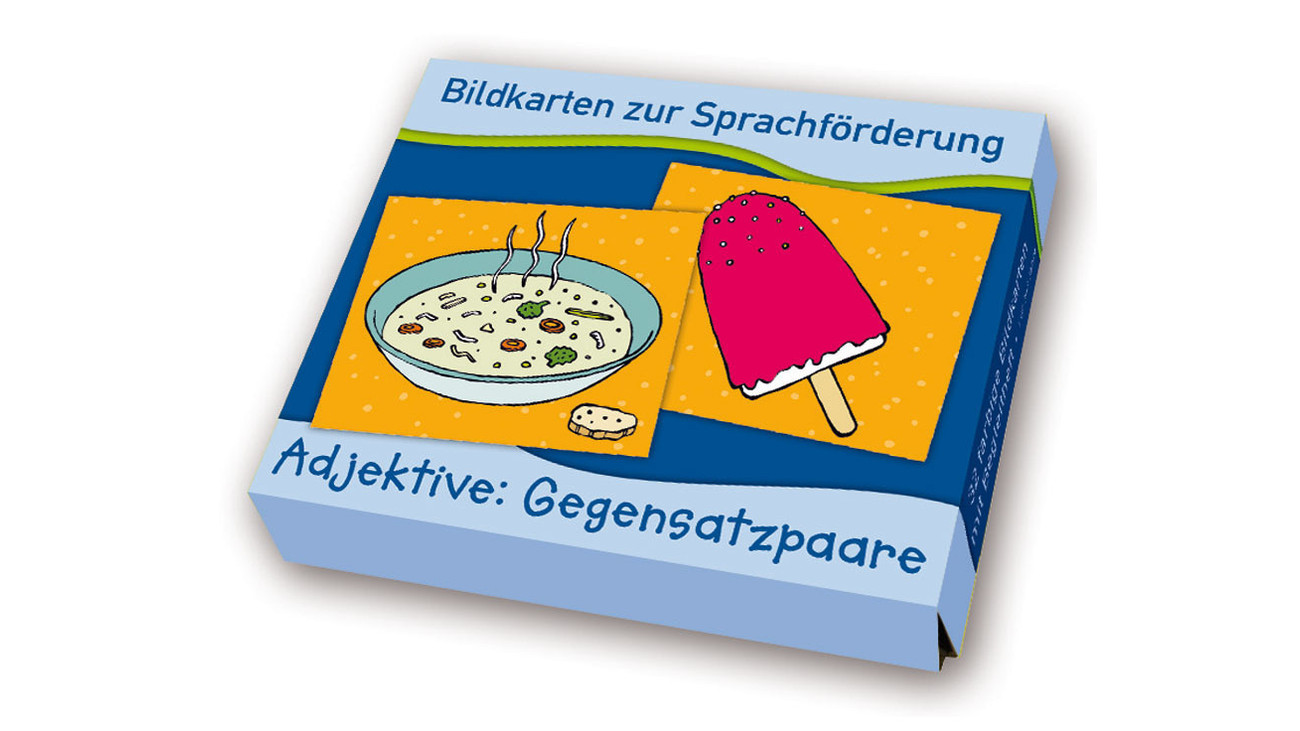 Bildkarten zur Sprachförderung: Adjektive: Gegensatzpaare - betzold.de