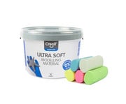 U3 Modellier Knete im Eimer ultrasoft 5 Farben 1