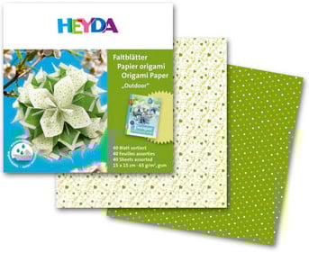 Fleurogami Faltpapier Set 40 Blatt