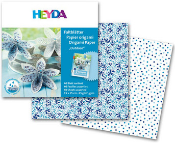 Fleurogami Faltpapier Set 40 Blatt