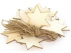 Weihnachtsanhänger Stern blanko 24 Stück