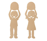 Aufsteller zum Selbstgestalten, 2 Stück