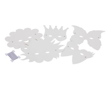 Masken zum Selbstgestalten 5 Stück