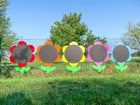 Blumen Tafeln für in und outdoor 5er Set