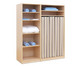 Flexeo® Liegepolsterschrank für 9 Liegepolster 7 breite Fächer 1