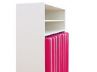 Flexeo® Liegepolsterschrank für 9 Liegepolster 7 breite Fächer