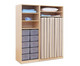 Flexeo® Liegepolsterschrank für 9 Liegepolster 10 große Boxen 2