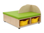 Sitzbank mit Rückenlehne