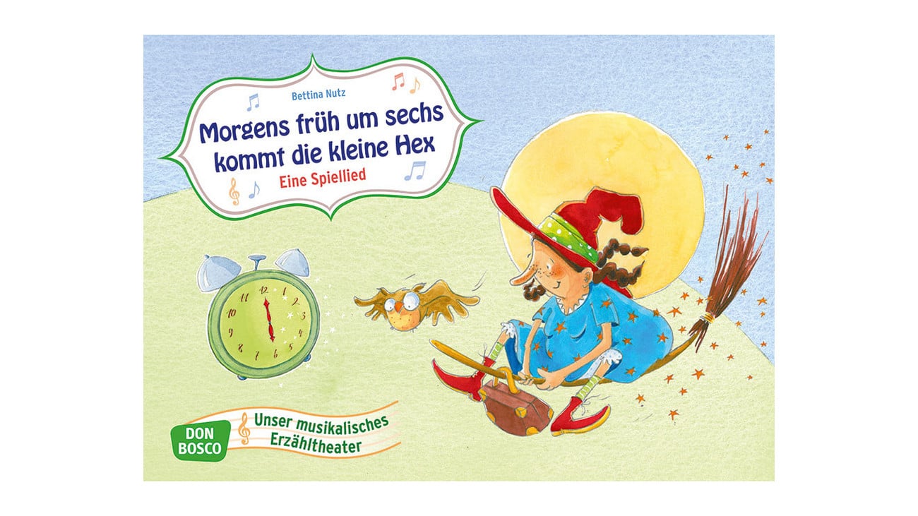 Bildkarten früh um sechs kommt die kleine Hex betzold.de Bildkarten früh um sechs kommt die kleine Hex betzold.de