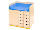 Betzold Wickelauflage für Wickelkommode mit Schubfächern und Boxen