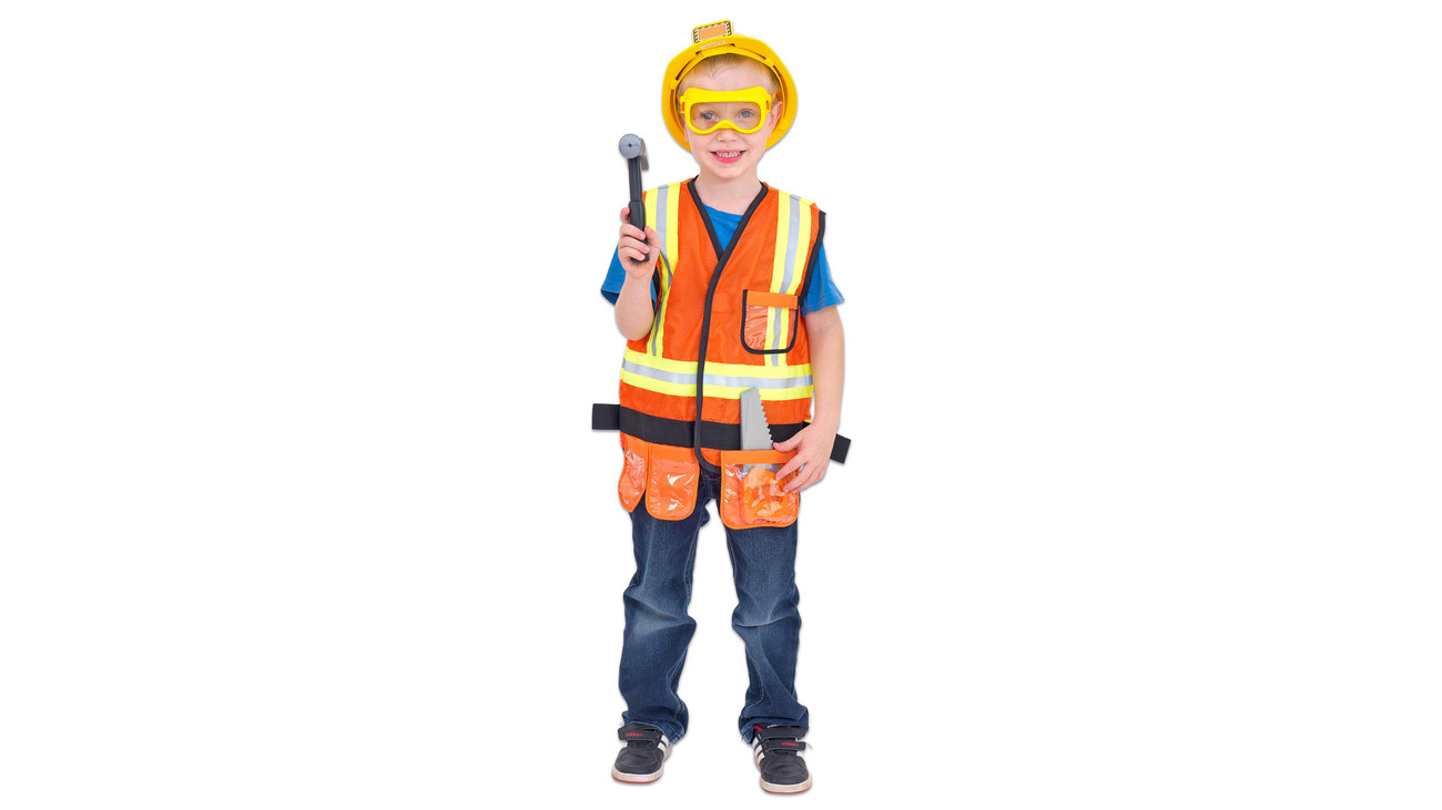 Bauarbeiter Kinder Kostüm Arbeiterkostüm Baustelle Kinderkostüm 
