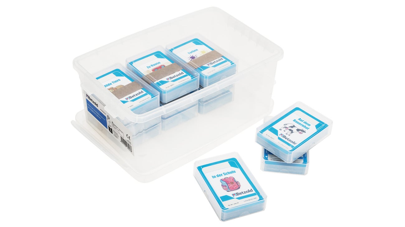 Betzold Kartenset „Grundwortschatz“ für den Magischen Zylinder