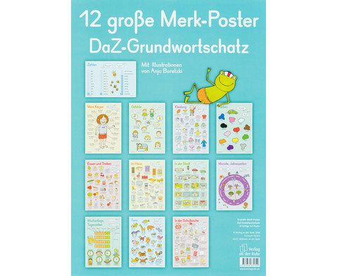 12 Grosse Merk Poster Daz Grundwortschatz Betzold De