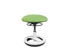 Topstar Hocker Round niedrig mit Alu Standfuß