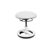 Hocker Round niedrig mit Alu Standfuß 7