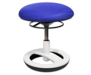 Hocker Round niedrig mit Alu Standfuß 4