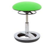 Hocker Round niedrig mit Alu Standfuß 4