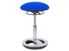 FLEXness Round Hocker, mittel. Sitzhöhe: 44 - 57 cm